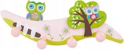 BIECO houten kapstok met 4 haken UIL