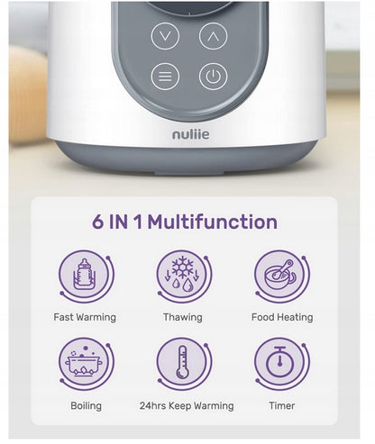 NULIIE flessenwarmer sterilisator 7in1