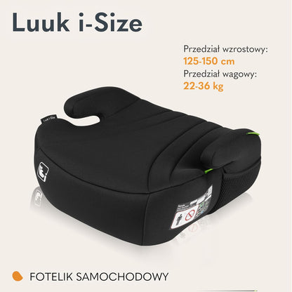 LIONELO LUUK I-SIZE siège auto REHAUSSEUR jusqu'à 36kg