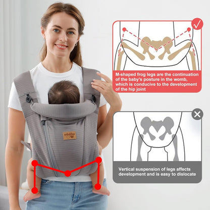 VRBABIES portabebés ergonómico para bebés