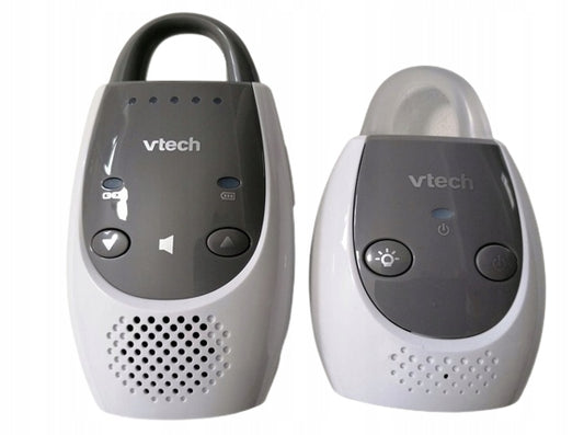 VTECH BM1100 cyfrowa niania elektroniczna DECT, szara niania VTech z jednostką dziecka i rodzica