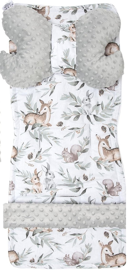 MEDI PARTNERS coussin pour poussette papillon + protège-harnais