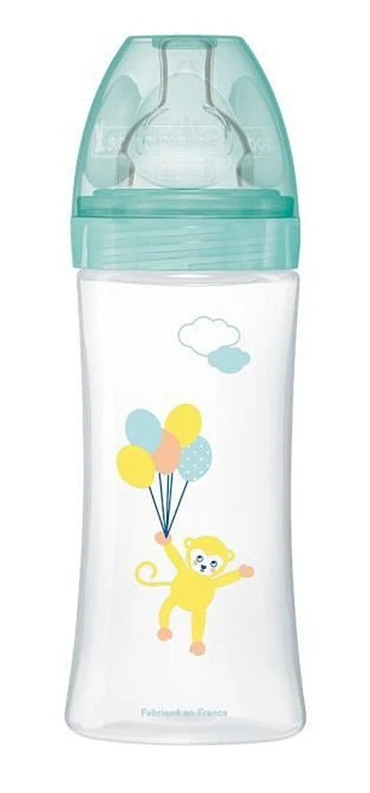 DODIE sticlă 330 ml tetină 3 flux rapid 6 luni+