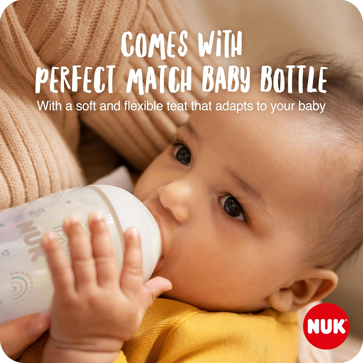 NUK kézi mellszívó + Perfect Match 150 ml cumisüveg szett