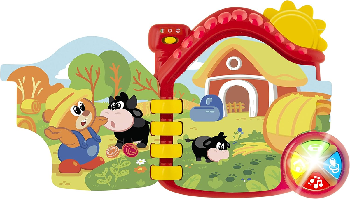 CHICCO Elektronikus farm könyv oktatókönyv ANGOL és OLASZ nyelven