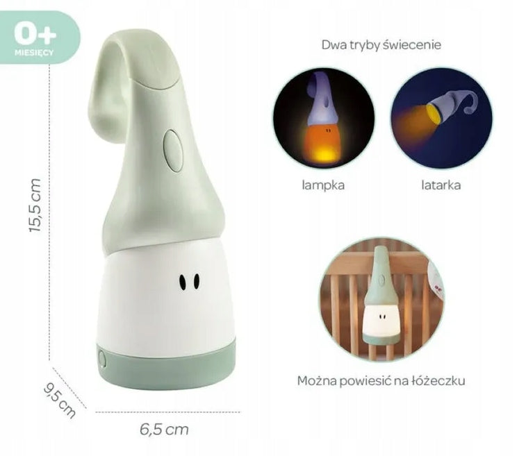 BEABA Pixie 2w1 latarka przenośna lampka nocna LED