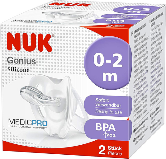 NUK Genius Medic Pro Schnuller x2 0-2 Monate