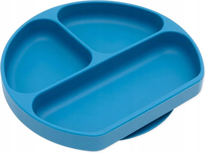 BUMKINS assiette en silicone avec ventouse 3 compartiments 6mois+