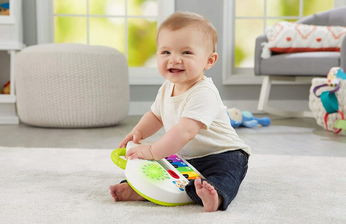FISHER-PRICE GFK01 piano 4-en-1 version allemande