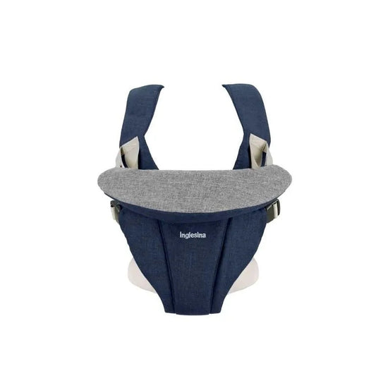 INGLESINA nosidełko ergonomiczne FRONT do 20kg, beżowo-granatowe, widok z przodu