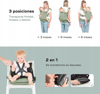 BABYMOOV MOOV&BOOST 2-in-1 ergonomische stoelverhoger