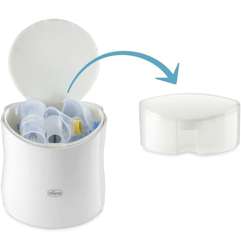 CHICCO Easy Breath Family inhalátor nebulizátor 0,37 ml/perc + tartály