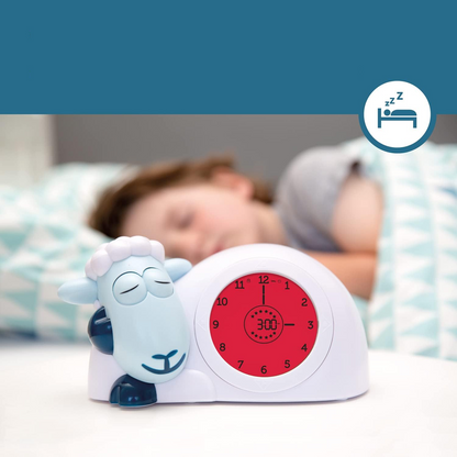 ZAZU Sam the Sheep sleep trainer, clock, and night lamp