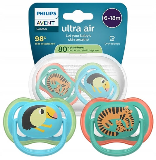 PHILIPS AVENT Ultra Air Schnuller x 2 6-18 Monate