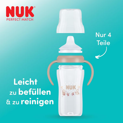 NUK Perfect Match εκπαιδευτικό ποτηράκι 150ml 6μ+ ΦΩΣΦΟΡΙΖΕΙ ΣΤΟ ΣΚΟΤΑΔΙ