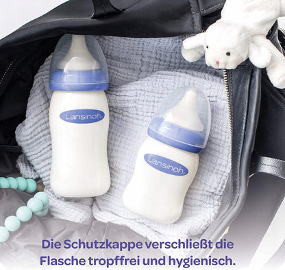 LANSINOH 160 ml bottle x 2 (S nipples)