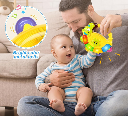 BAOLI interaktív TAMBURIN dallamok hangok fények 16,5 17 db,5 cm