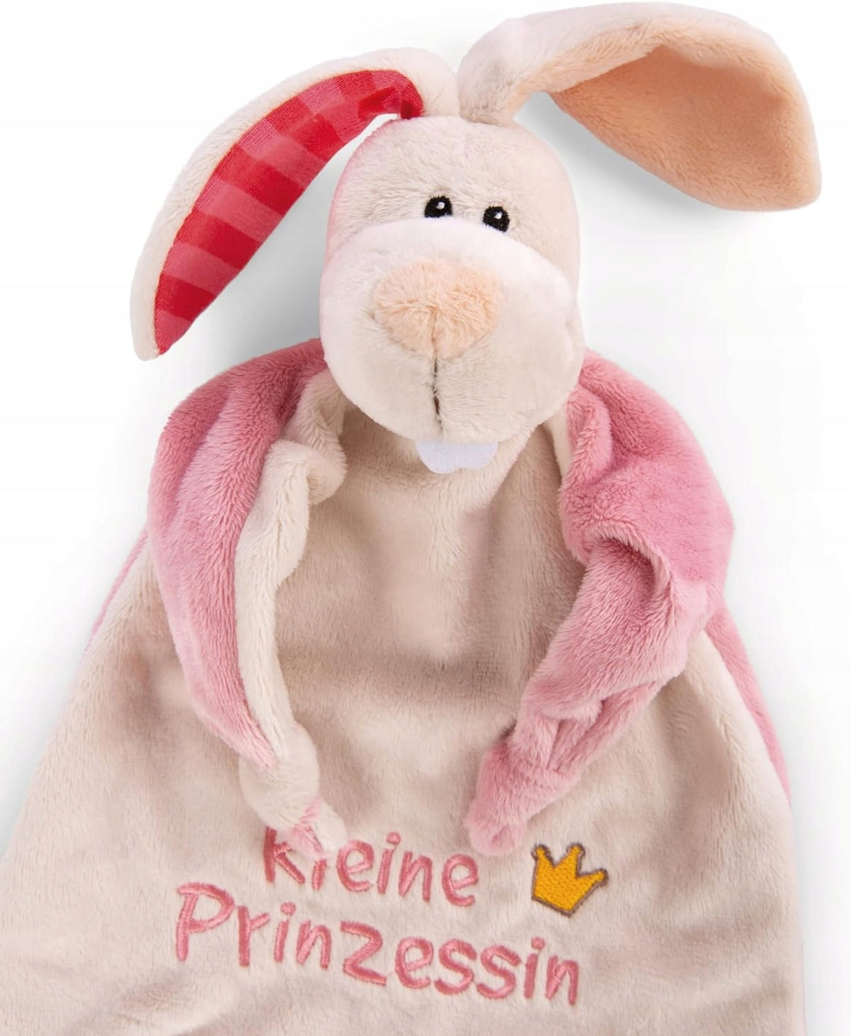 NICI komforter Mała Księżniczka 25 x 25 cm beżowo-różowa przytulanka dla niemowląt