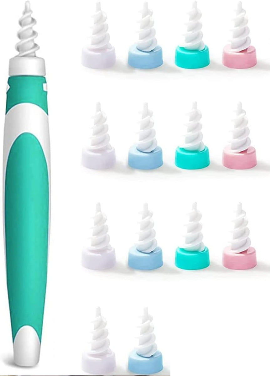 Q GRIPS fül tisztító eszköz + 14 szilikon végződés