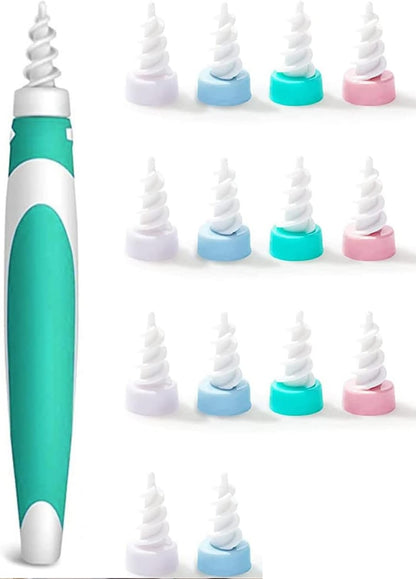 Q GRIPS appareil de nettoyage des oreilles + 14 embouts en silicone