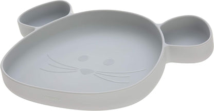 LASSIG Little Chums assiette en silicone avec ventouse