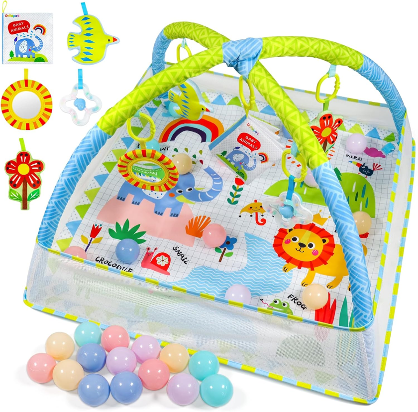 DR.RAPETI educational play mat with toys