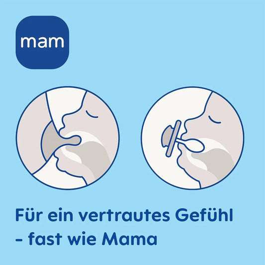 MAM Air Silikon-Schnuller, 2er-Pack, ab 16 Monaten