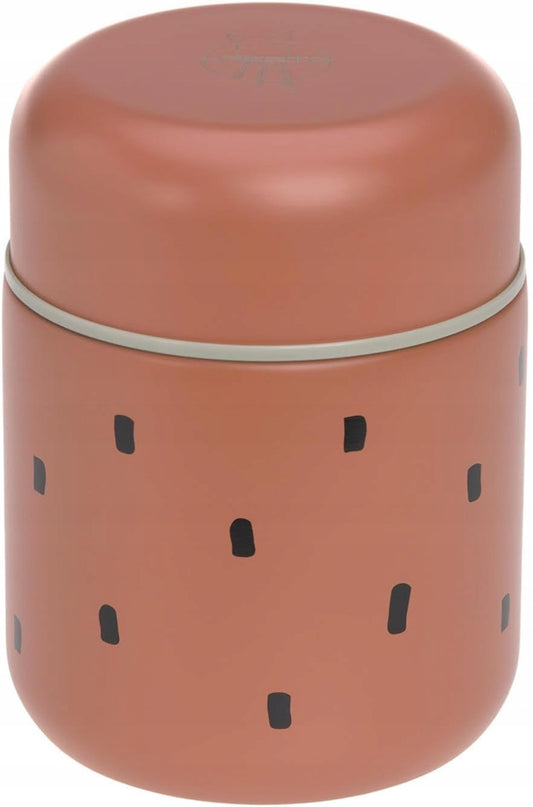 LASSIG Food Jar Happy Prints TERMOS OBIADOWY ze stali nierdzewnej 350 ml