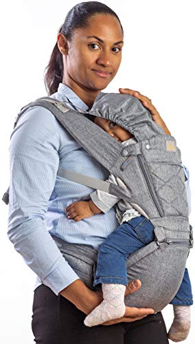 FLOK porte-bébé ergonomique avec ceinture de hanche 6 en 1