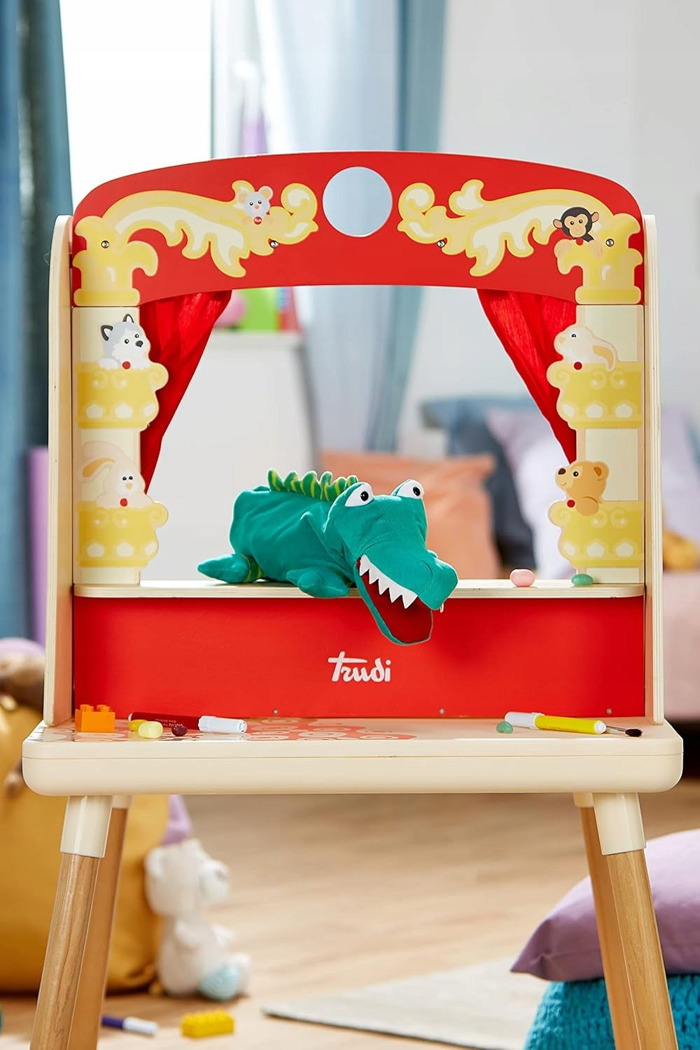 STERNTALER marionnette en peluche CROCODILE 22 cm