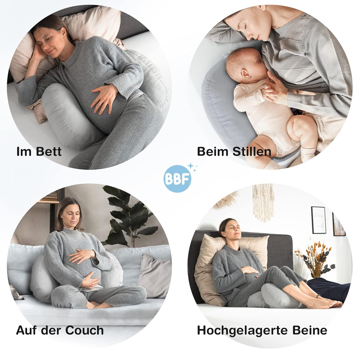 BABYBEFUN poduszka ciążowa kompaktowa