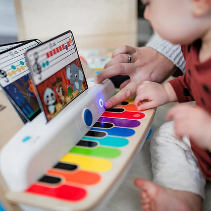HAPE BABY EINSTEIN fa érintős zongora + 5 zenekártya