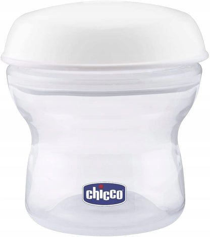 CHICCO récipients à lait 4 x 150 ml + tétine avec couvercle