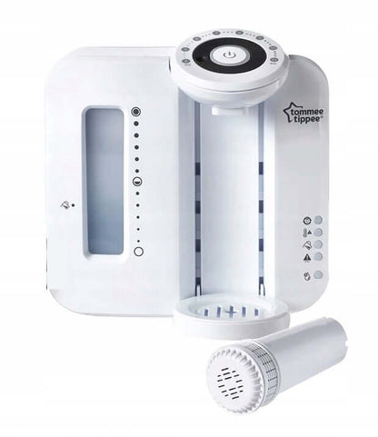 TOMMEE TIPPEE Perfect Prep EKSPRES DO MLEKA 2 min. biały, używany podgrzewacz do mleka