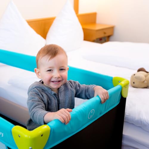 Hauck Dream N Play rejseseng Waterblue 120x60 cm