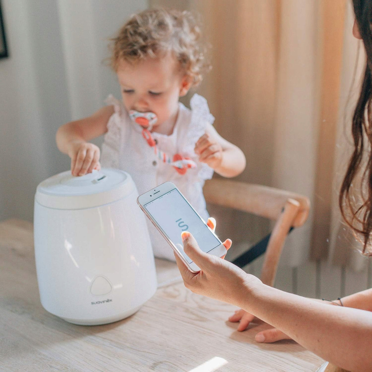 SUAVINEX Care humidificateur à ultrasons application
