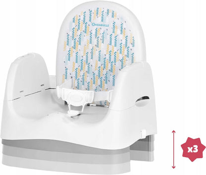 BADABULLE chaise haute avec plateau REHAUSSEUR