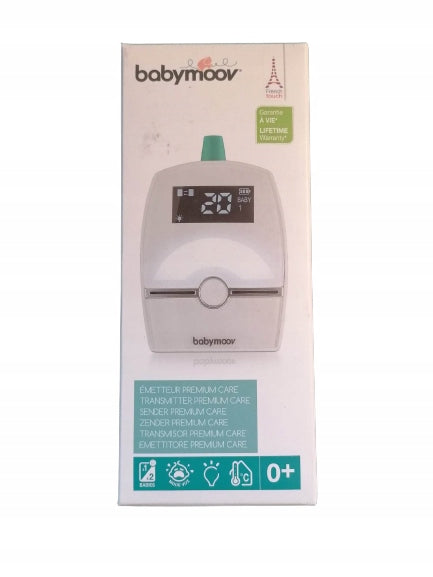 BABYMOOV Premium Care NADAJNIK do niani 1400 m – biały nadajnik do niani elektronicznej 0+
