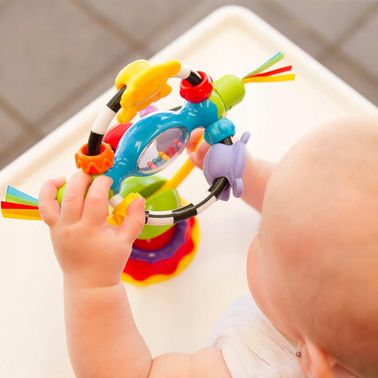 PLAYGRO zabawka z grzechotką i przyssawką do krzesesełka stolika 19,5 cm