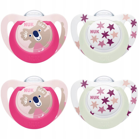 NUK STAR Day&Night Schnuller x4 18-36 Monate