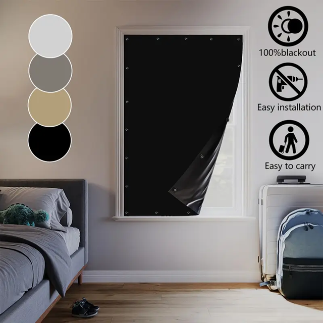 PABLITO BABY travel blackout blind with suction cups