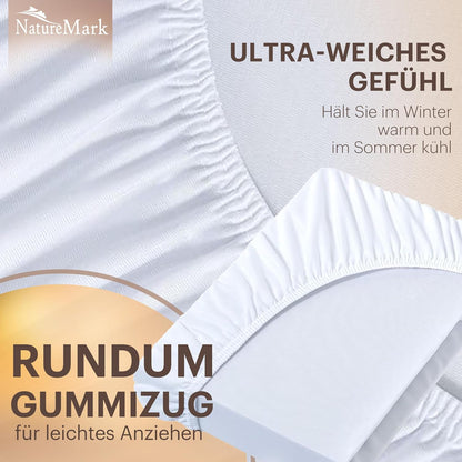 NATUREMARK fitted sheet x2