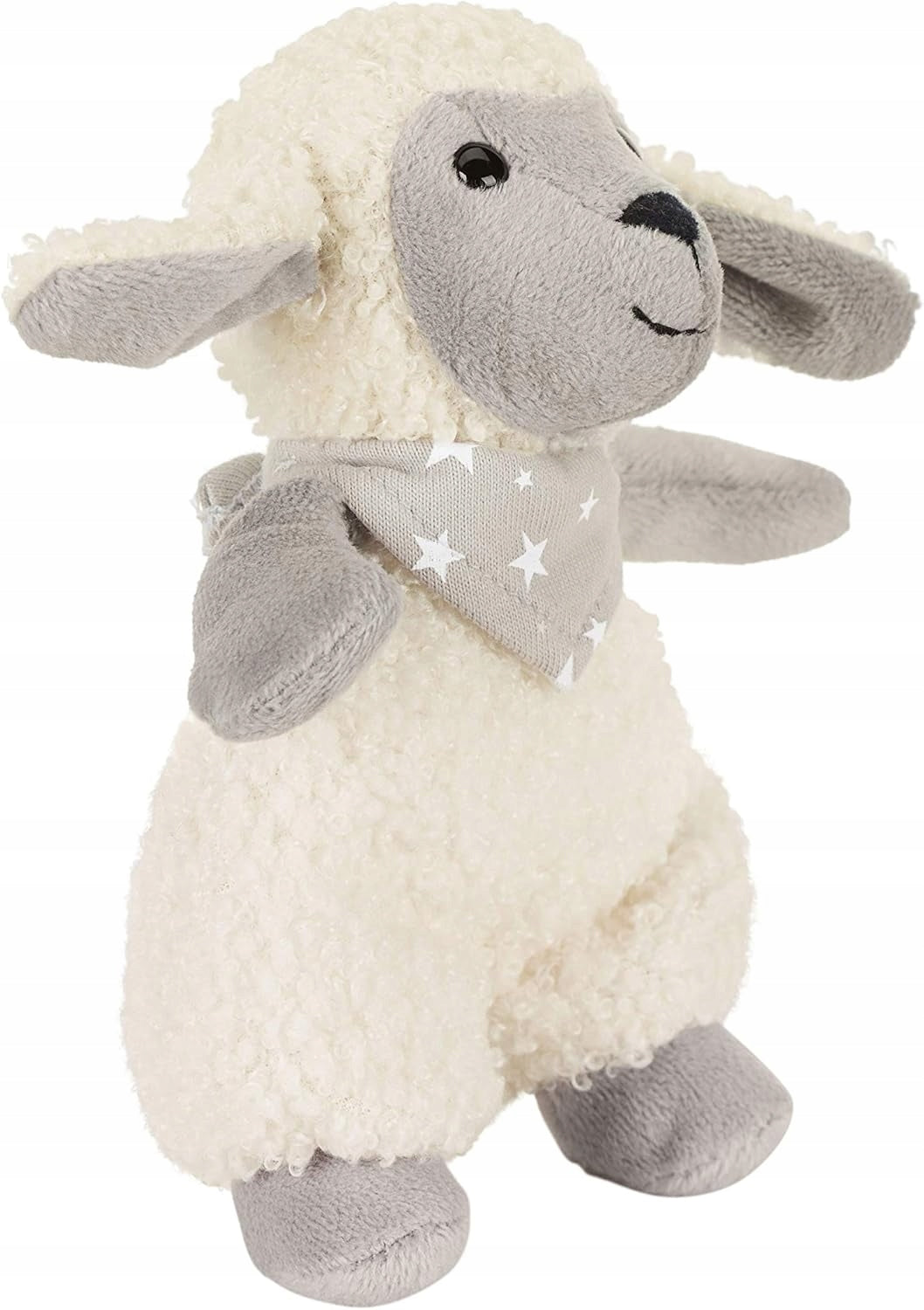 STERNTALER Mouton Stanley peluche avec hochet 14 cm