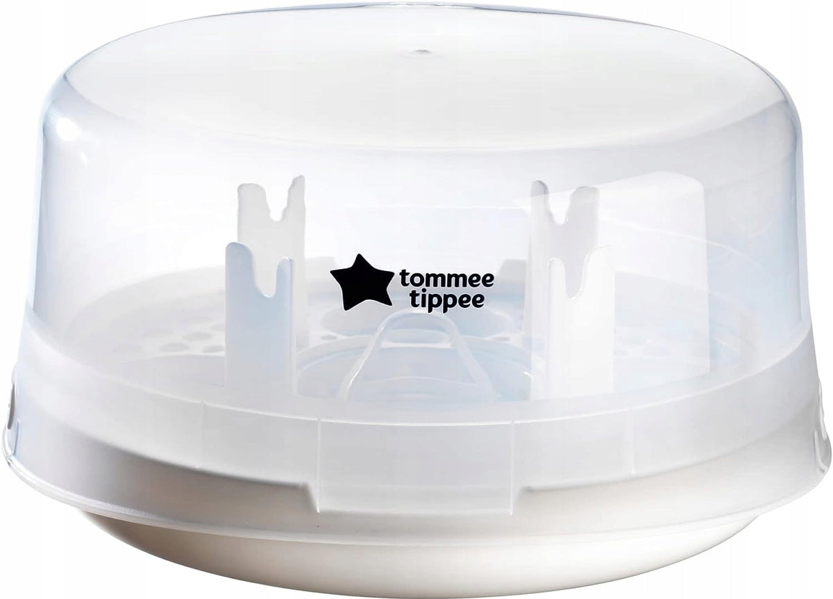 TOMMEE TIPPEE sterylizator mikrofalowy + smoczek