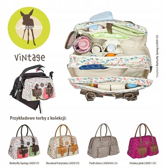 LASSIG Vintage Metro Bag luiertas en accessoires + extra's