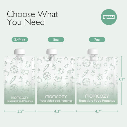 MOMCOZY saszetki tubki na przeciery musy 10szt 200ml