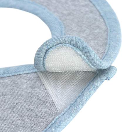 LASSIG cotton bib with hook-and-loop fastening