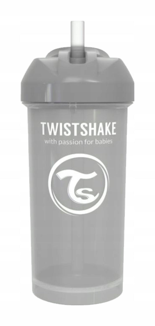TWISTSHAKE Straw Cup kubek niekapek ze słomką 360 ml 6 m+