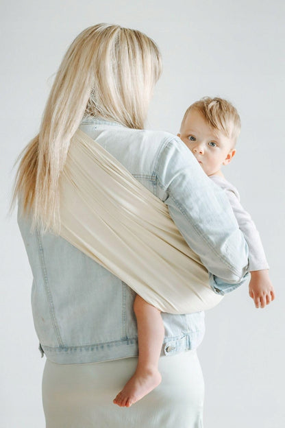 SHABANY écharpe à anneaux pour porter bébé COTON BIOLOGIQUE