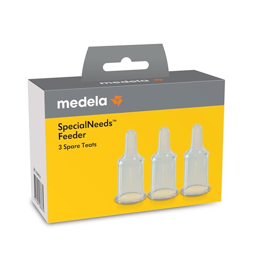 Medela SpecialNeeds Feeder zapasowe smoczki x3, 3 sztuki smoczków do specjalistycznej butelki Medela